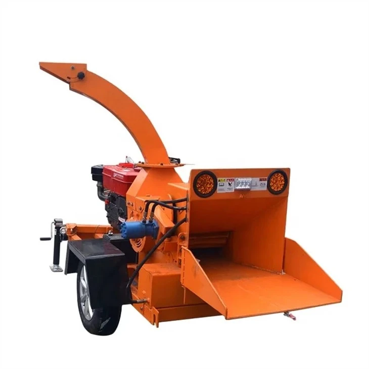 Branch Tree Shredder Wood Crusher Grinder Machine