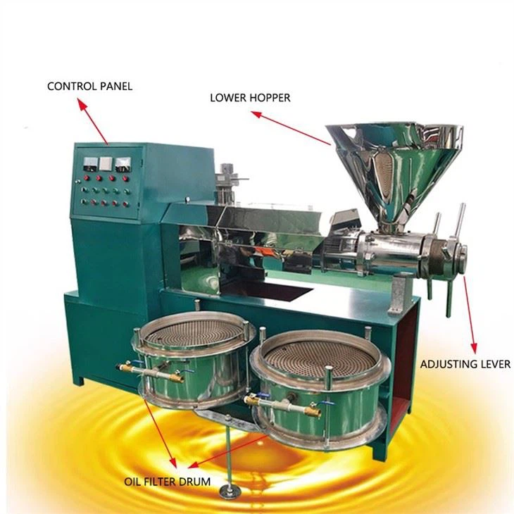 Cold And Hot Screw Oil Press Machine