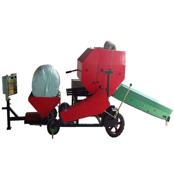Græs Hø majs ensilage Ballepresser Machine